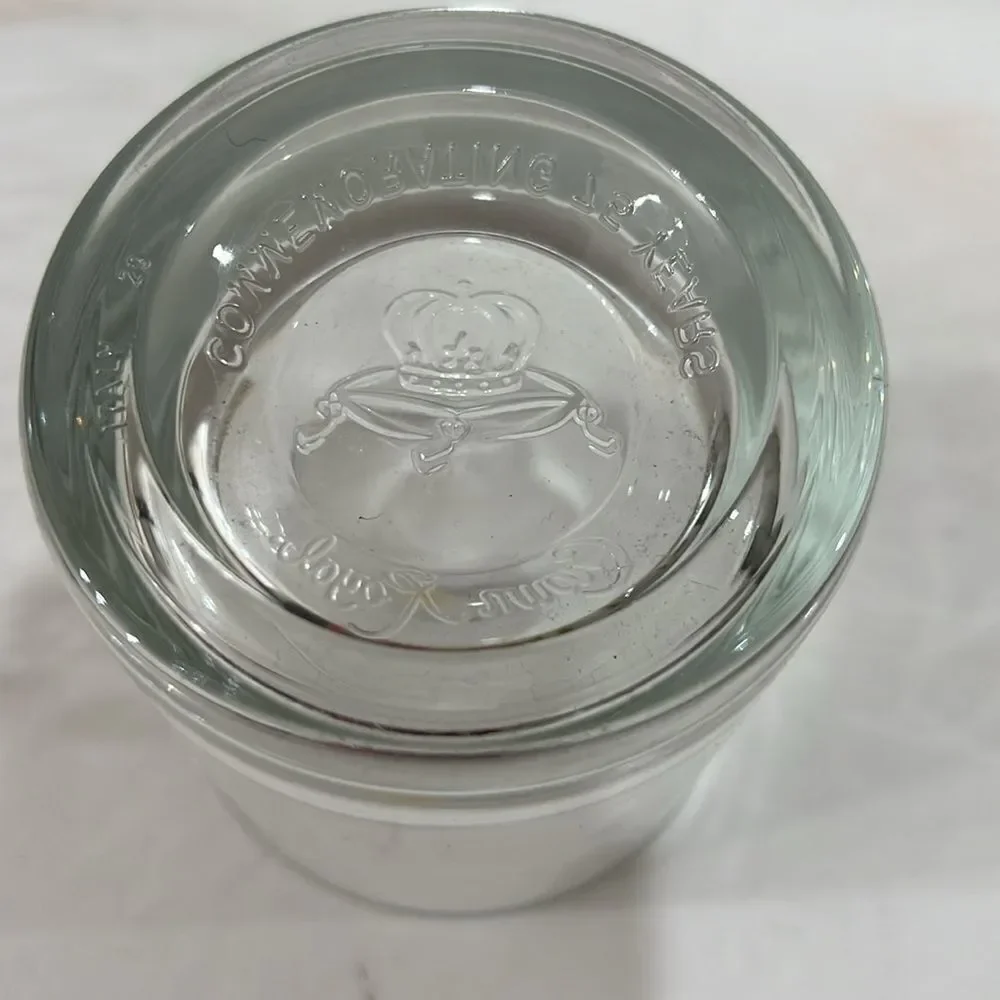 Crown Royal Rocks Glasses 8 Ounces 3 In Round 3 3/4 Inches Tall Stamped Bottom